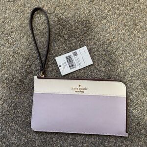 NWT Kate Spade Purple Wristlet Wallet